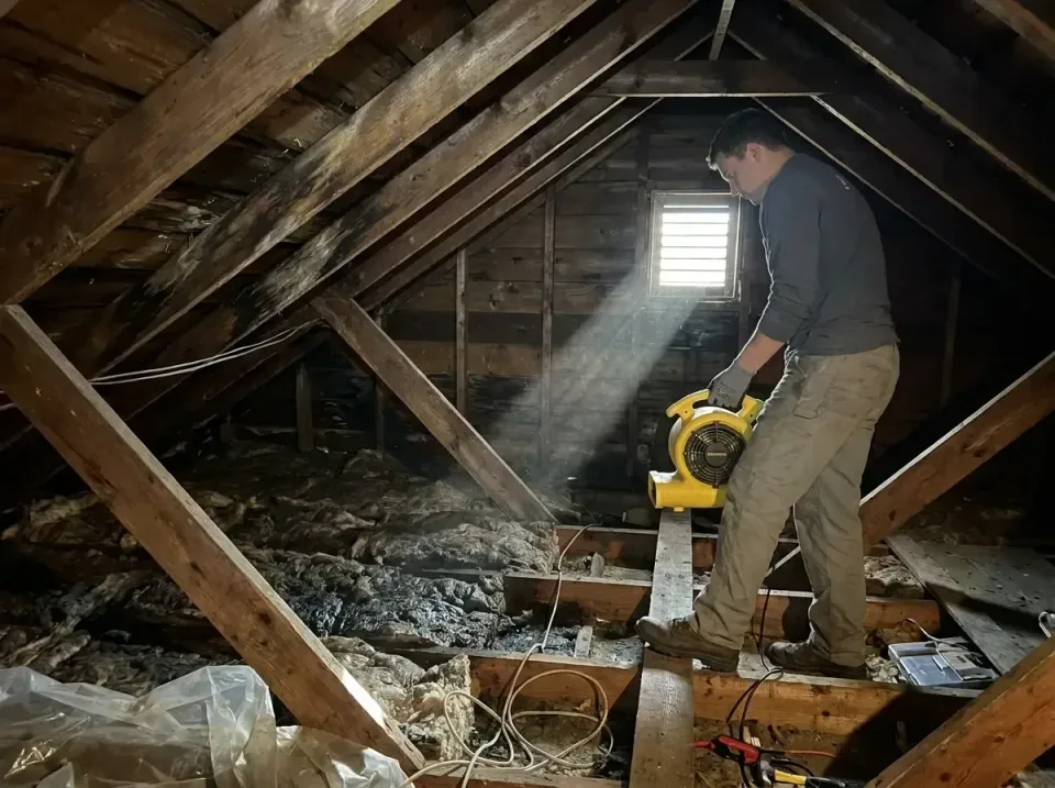attic-water-damage-drying-proc-007 — frequently asked questions, Emergency Water Extraction & 24/7 Flood Response in Urbana,…